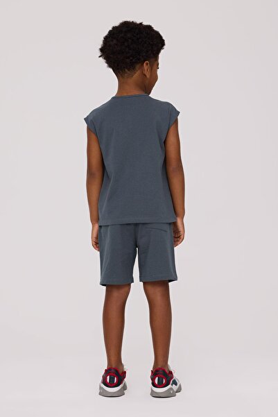 Nebbati Basic Bg Store Boy's Anthracite Tank Top
