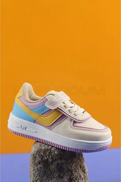 p papuccum ortopedi çocuk ayakkabıları Pantofi sport anatomici liliac bej pentru fete