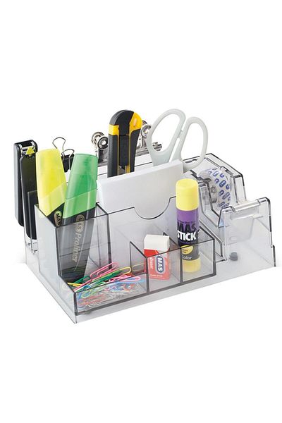 Mas 815 Plastic Pen Holder - Transparent Form