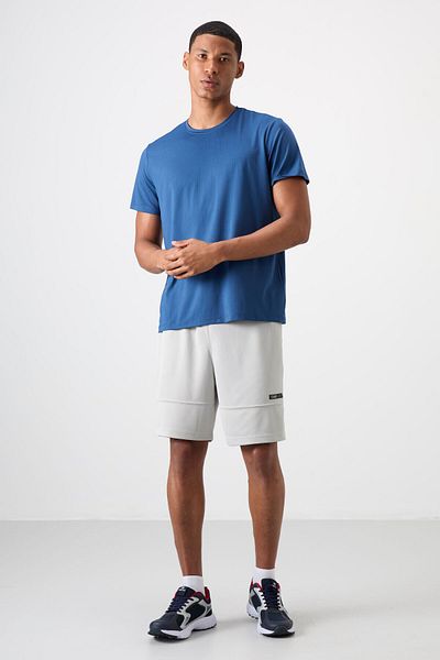 TOMMY LIFE Parliament Breathable Textured Thin Stretchy Standard Fit Ανδρικό μπλουζάκι Performance - 88388
