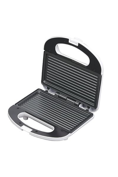 Floria Sandwich Maker Floria ZLN-0830 Alb, Putere 750W, Placa de tip grill, Antiaderenta, indicator luminos