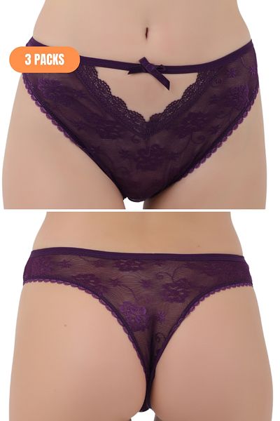 Merry Secret's Κόκκινο Χρώμα Basic Soft Textured Χτενισμένο Βαμβακερό Εσωρούχο