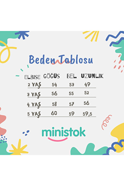 ministok MIRAN KIZ ELBİSE