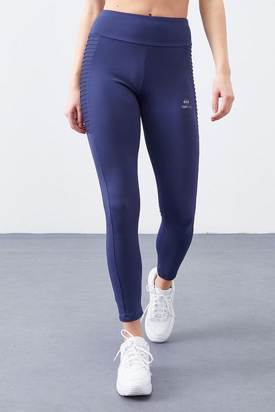 TOMMY LIFE Индигови дамски клинове с тесни крака с висока талия - 94568