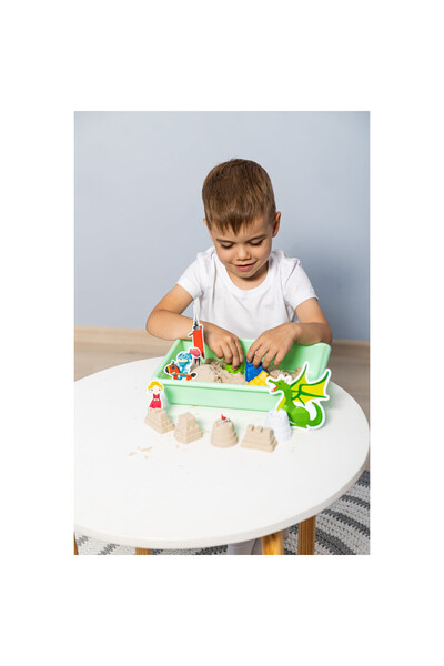 Fancy Kinetic sand set Genio Kids fairytale castle, 1 kg