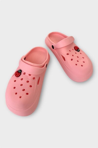 Liger Women's Comfort Ladybug Buckle Medical Sabo Slippers Powder