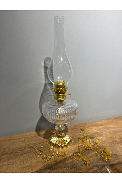 ÖZLEVENT Çizgili Salkım Ayaklı Gaz Lambası No.14