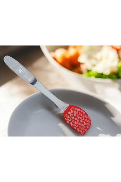 CKM silikon Red Patterned Silicone Spatula