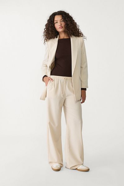 Stradivarius Flowing striped trousers