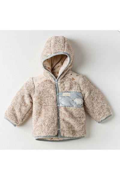 andywawa Baby Boy Plush Jacket Warm and Stylish Winter Baby Jacket
