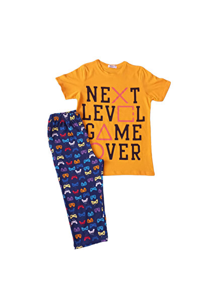 Newteam Short-Sleeve Capri Male Child Pajamas Set 3302