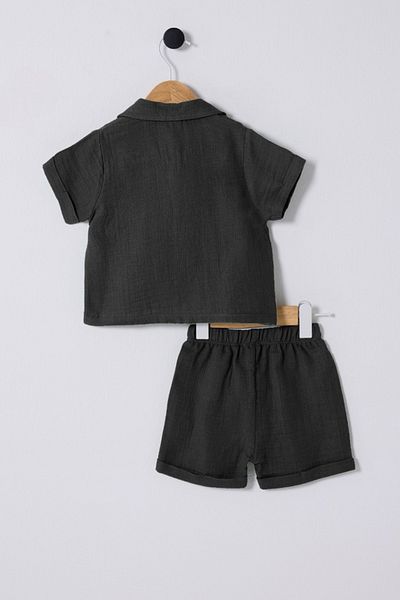 U.S. Polo Assn. U.S. Polo Assn. Baby Boy Anthracite Baby Set