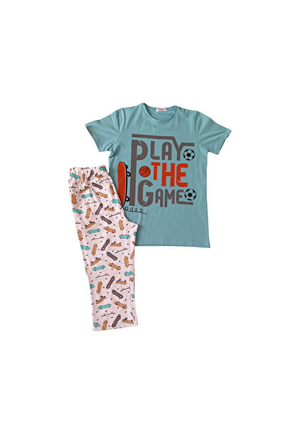 Newteam Set de pijamale pentru băieți - Capri cu mâneci scurte