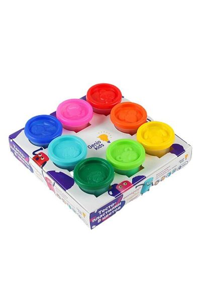 Fancy Genio Kids play dough set, 8 colours, 400 gr