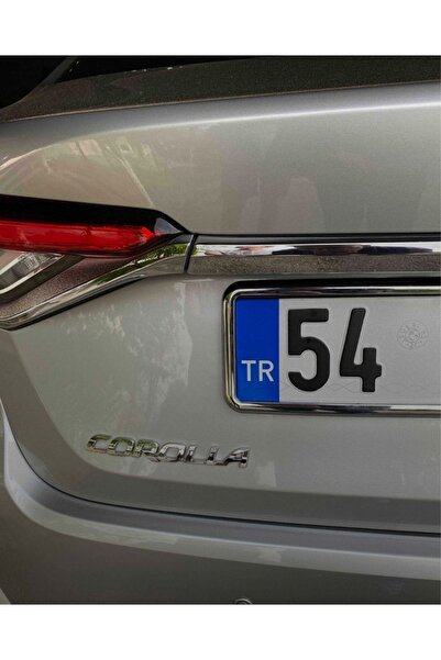 Autowise Krom Nikelajlı Oto Plakalık 2 Adet Krom Plakalık