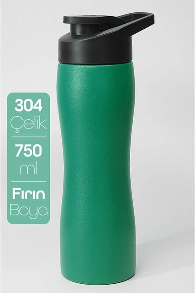 BK Commerce Stainless Steel Flask - 304 Steel Sports Flask Water Bottle Bpa Free 750 ml - Green Color