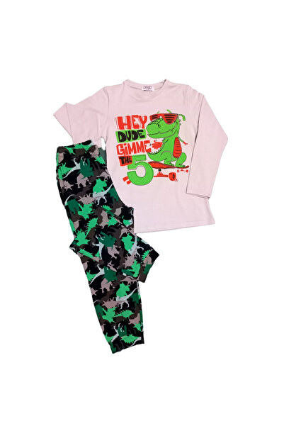 Newteam Σετ πιτζάμα με μακρυμάνικο παντελόνι Dinosaur