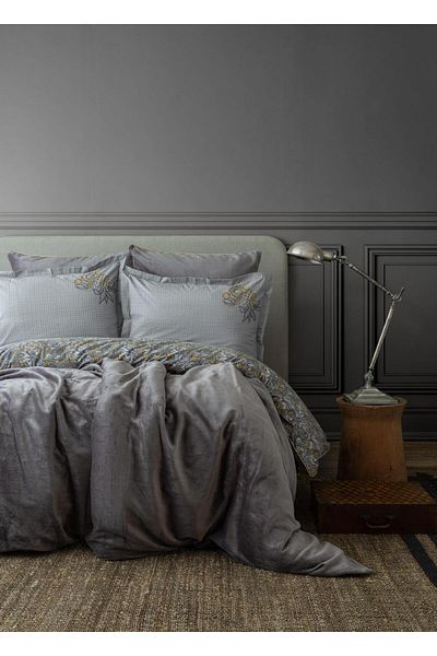 Apricitas HOME My Touch Double Nev Σετ - Παπλωματοθήκη Antica Grey