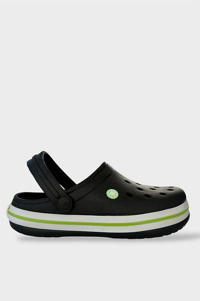 Liger Unisex Comfort Lightweight Medical Nurse Sabo Slippers Black - Green