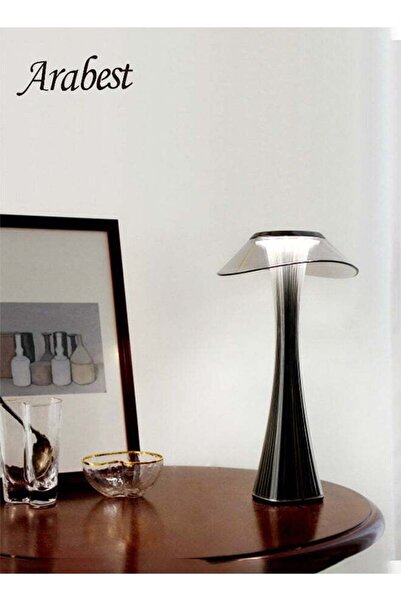 COOYA Led Desk Lamp, USB Rechargeable, 3 Lighting Modes, for Restaurant/Bedroom/Dormitory(Black)