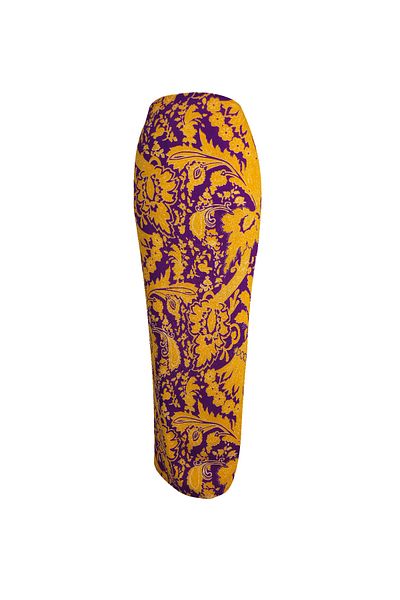MANOTRES Peach Paisley Pareo