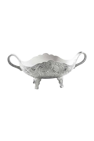 FAYA HOME Silver Footed Gondola Chocolate Candy Holder Cookie Holder Girl's Wishing Gondola