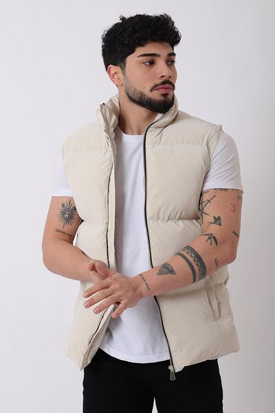 Stilkombin Stand Collar Iron Zipper Nova Vest Vks_60325