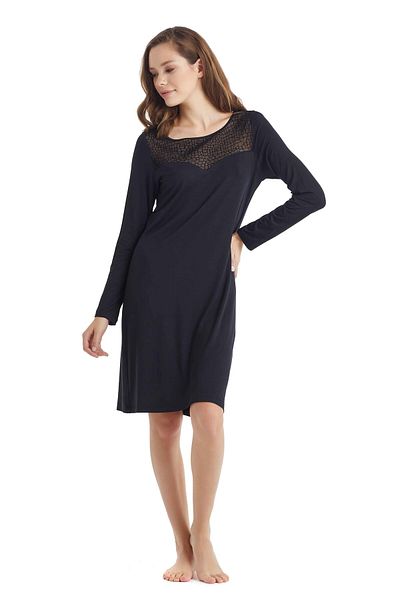 Blackspade Women's Black Nightgown 51202