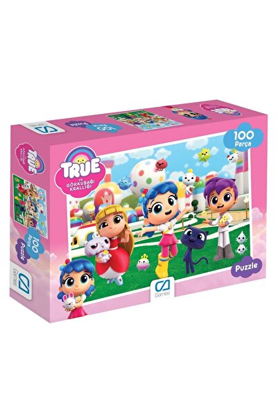 CA Games (2'Lİ SET) True Lisanslı 200 - 100 Parça Çocuk Puzzle Yapboz Serisi