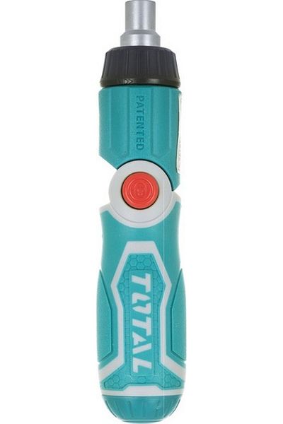 TOTAL Screwdriver Ratchet with 13 Interchangeable Tips