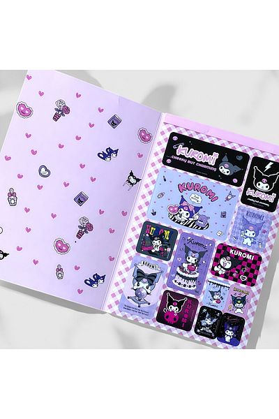 BAK GEL AL Kuromi & Sanrio Kawaii Sticker Album - Kuromi