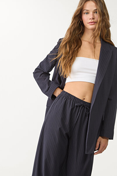 Stradivarius Flowing striped trousers