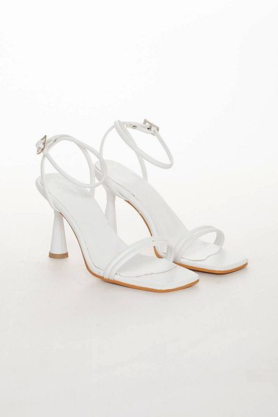 GULT White Women's Summer Heeled Shoes