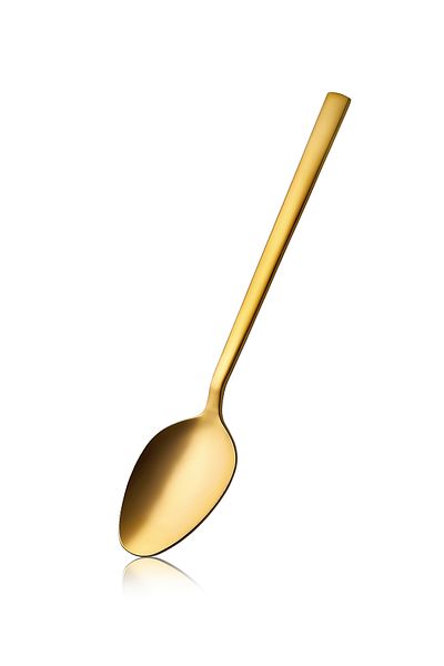 Avcı Klas Titanium Matte Gold 6 Teaspoon 18/10 Stainless Steel 2 mm