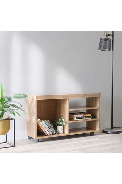 Danube Home رف تلفزيون فاليريا حتى ٣٢ بوصة - لون لوزي (طول ٩٠ سم × عرض ٣٠ سم × ارتفاع ٥٤ سم)