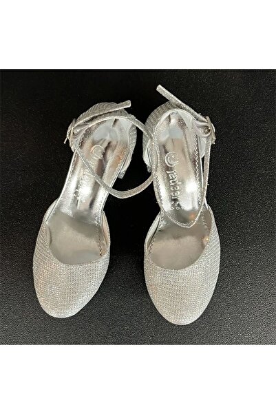 jadeer Sep Șosete cu toc pentru fete Argintiu 31-36