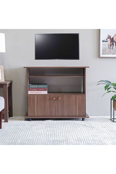 Danube Home رف تلفزيون تاديو لأجهزة التلفزيون حتى 32 بوصة - لون لوزي، الطول 90 سم × العرض 36 سم × الارتفاع 76 سم