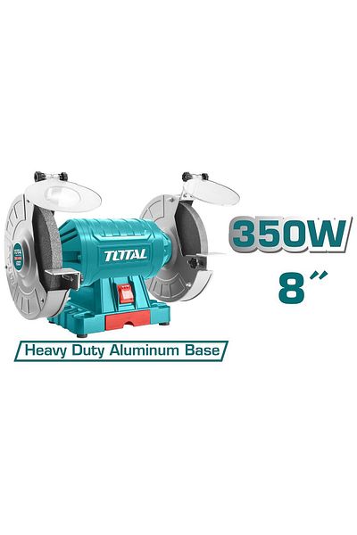 TOTAL Electric Bench Grinder, 350W, Disc, 200mm