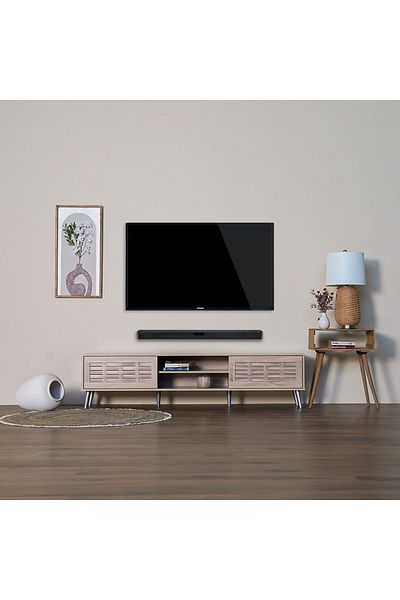 Danube Home وحدة تلفزيون Ave حتى 75 بوصة - سونوما أوك الطول 180 × العرض 40 × الارتفاع 44 سم