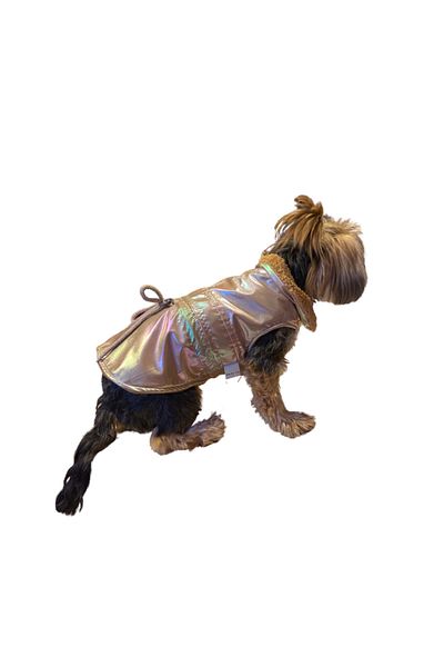 GedyCo Mocha Shiny Thick Fleece Small Breed Dog Vest