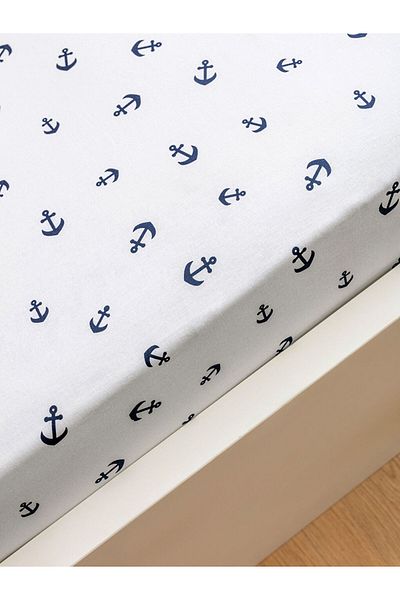 LC Waikiki New Season Capa Printed Cotton Single Elastic Carsaf - S5H719Z8