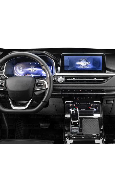 ael-tech Chery Tiggo 7 Pro Compatible 4-Piece Protective Set Instrument / Navigation / Central Control / Gear Shift