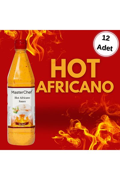 Masterchef 730 Gr Hot Africano Sauce - 12 Pieces
