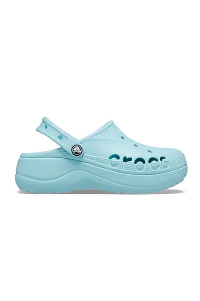 Crocs Blue Baya Platform Clog Dámské sandály - 208186 -4ss