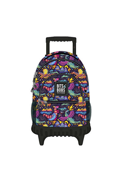 Grafoplast Ghiozdan Troler cu roti de cauciuc Bits Bobs Dragons