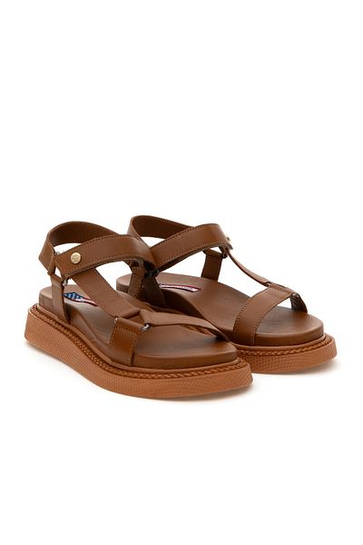 U.S. Polo Assn. Women's Tan Sandals 50306274 -Vr099