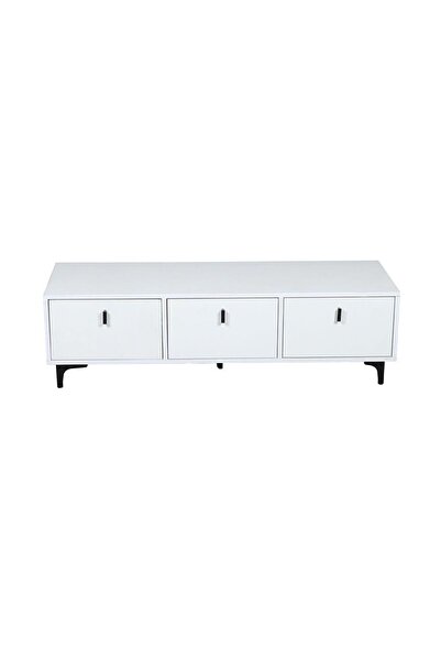 Danube Home Winona TV Cabinet Up to 50 Inches - White L120xW40xH40cm