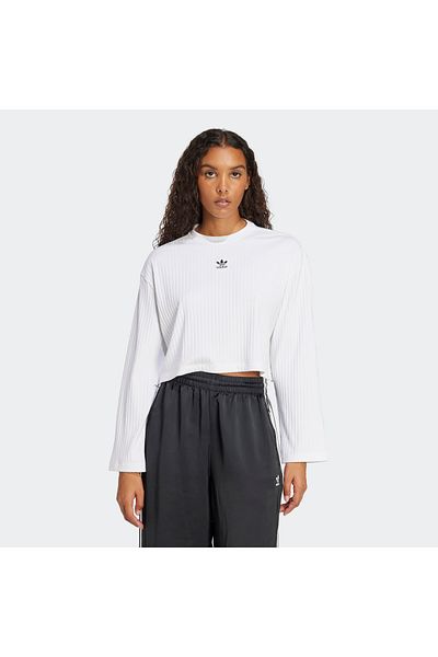 adidas Γυναικείο Λευκό T-shirt Ess Wr Ls Jd1540