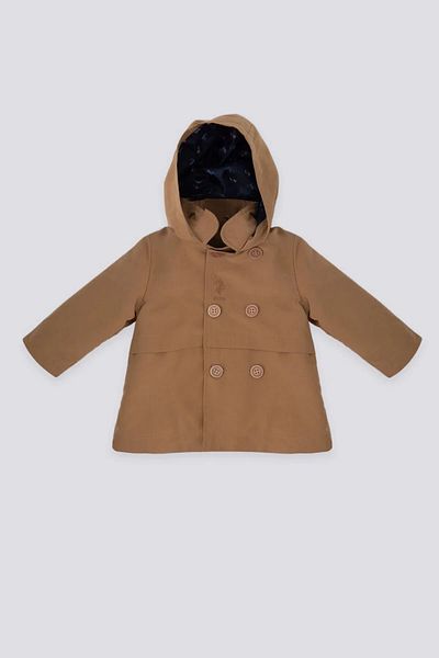 U.S. Polo Assn. Baby girl raincoat - camel