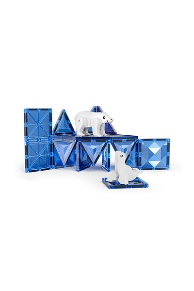 Magnetic Fields Ocean 3D Diamond Magnetic Tiles Set-18 Pcs